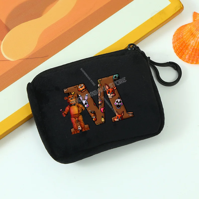 Kawaii Cartoon Zippered Coin Purse - Anime-Inspired Storage Bag