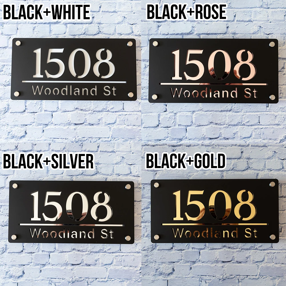 Números Puerta Modernos 20 Cm Números Industriales, Números De Casas De Aluminio, Números De Casas Antiguas, Decoración Del Números Casa Negro Contemporáneo