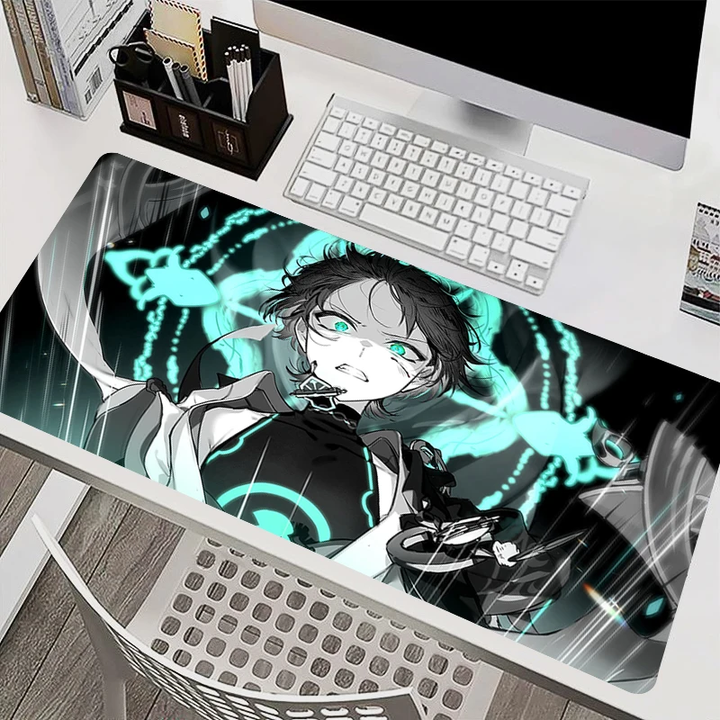 

Genshin Impact Scaramouche Wanderer Mouse Pad Laptop Anime Gaming Accessories Keyboard Mousepad PC Gamer Desk Mat 900x400 Carpet