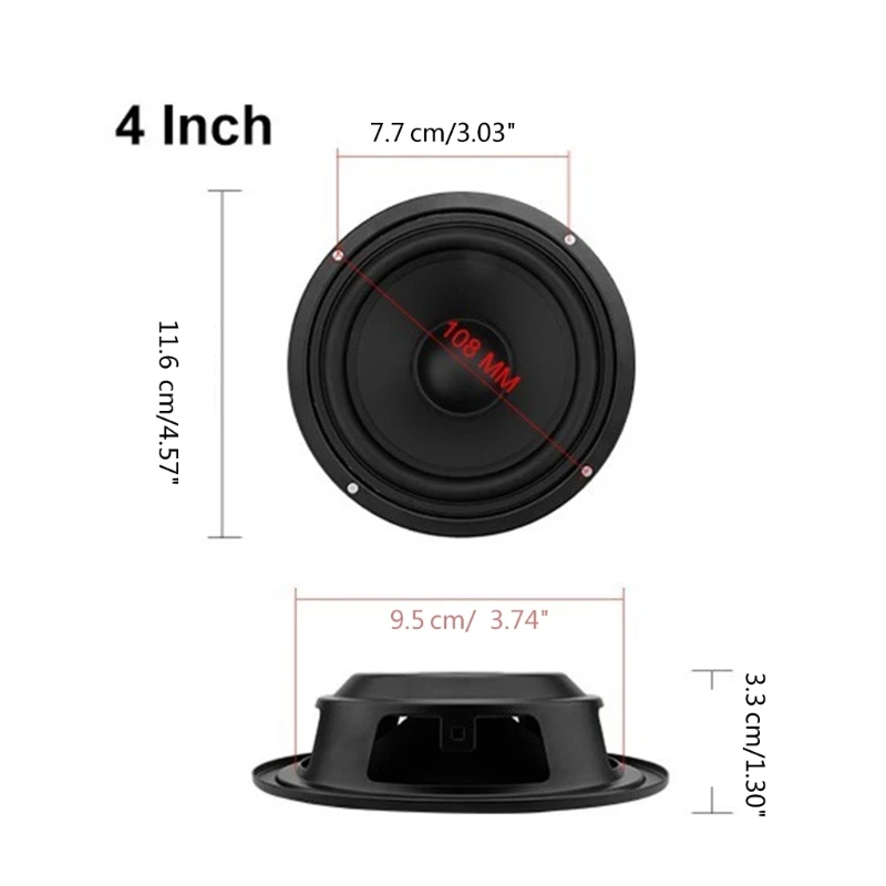 Enhanced Bass Radiator Speaker Vibration Diaphragm