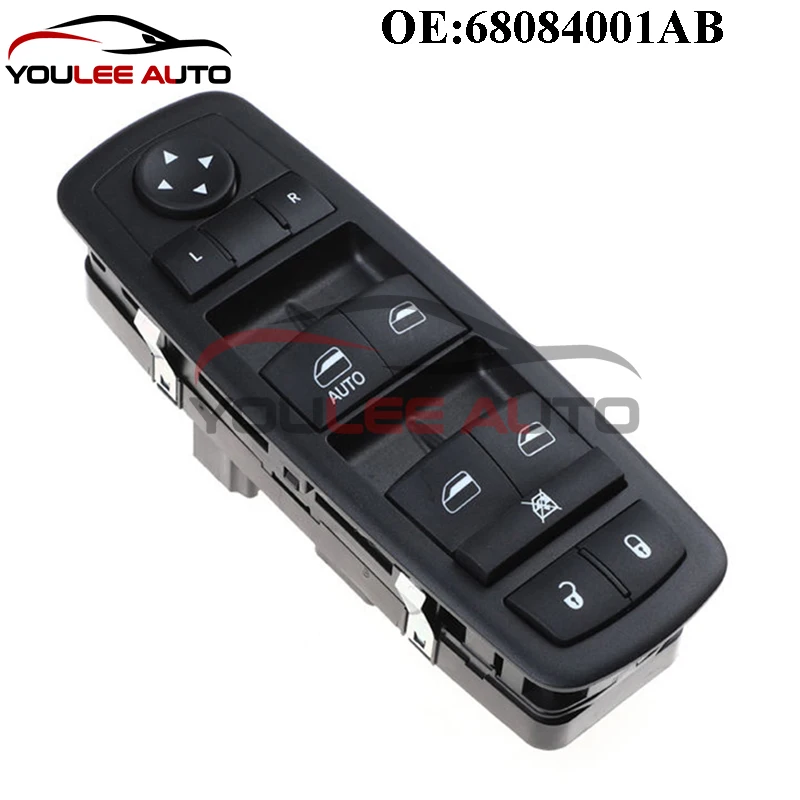 

New 68084001AB 68084001AC 68084001AD Front Left Side Power Master Window Switch For Dodge Journey 11-16 2.4L 3.6L V6 Auto Parts