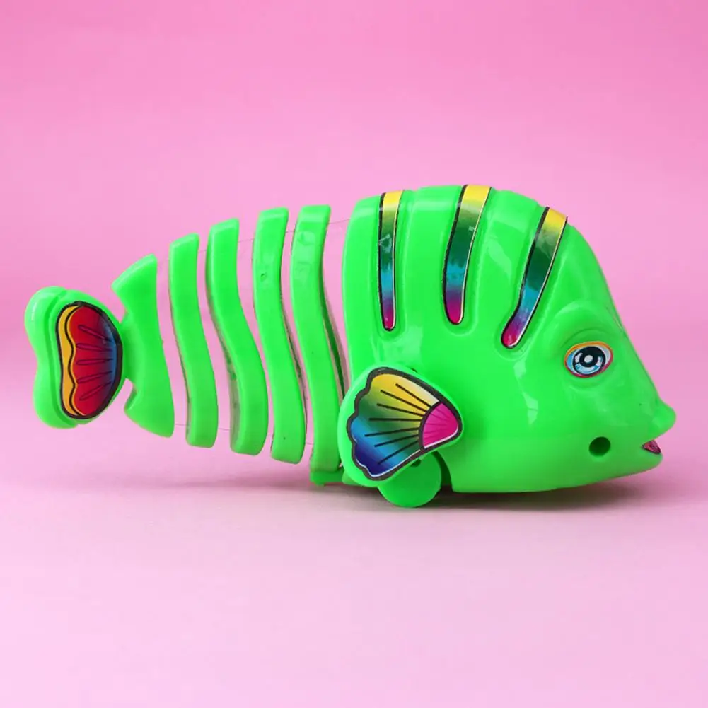

Plastic Wind-up Toy Educational Wind-up Fish Toy for Kids Clockwork Toy for Children Infant with Swinging Motion Portable Fun
