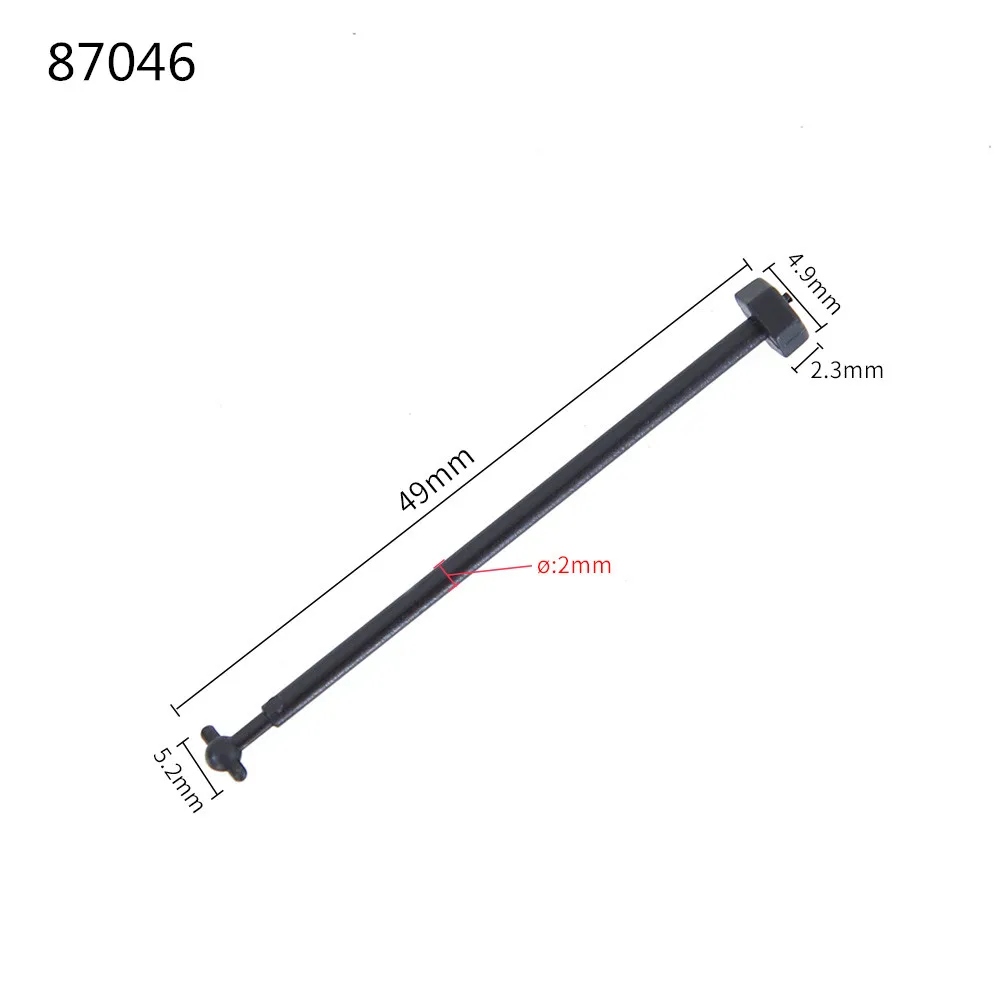 2pcs/lot Ho Scale 1:87 Railway Train Accessories Coupler Connector ABS Plastic Motor Drive Rod Train Model Connecting Rod 6