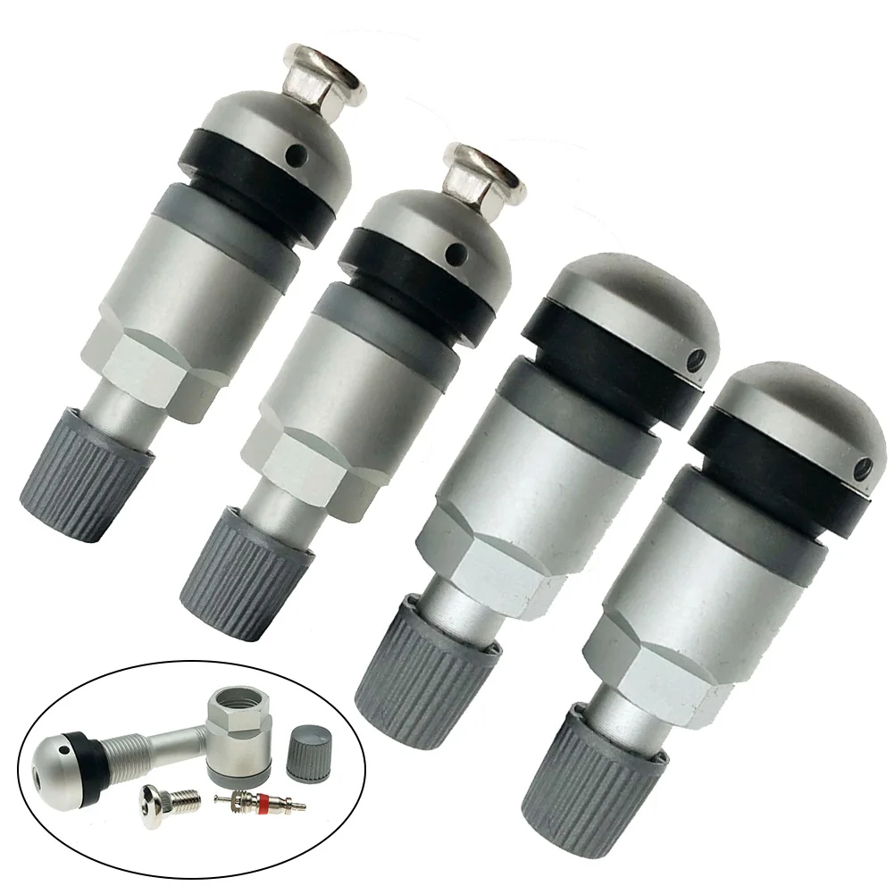 thumbnail image 1 of Kit de reparación de válvula de sensor de presión de neumáticos TPMS de 4 piezas apto para BMW Serie 5 Kit de reparación de válvula de sensor de presión de neumáticos de automóvil TPMS, 1 of 4