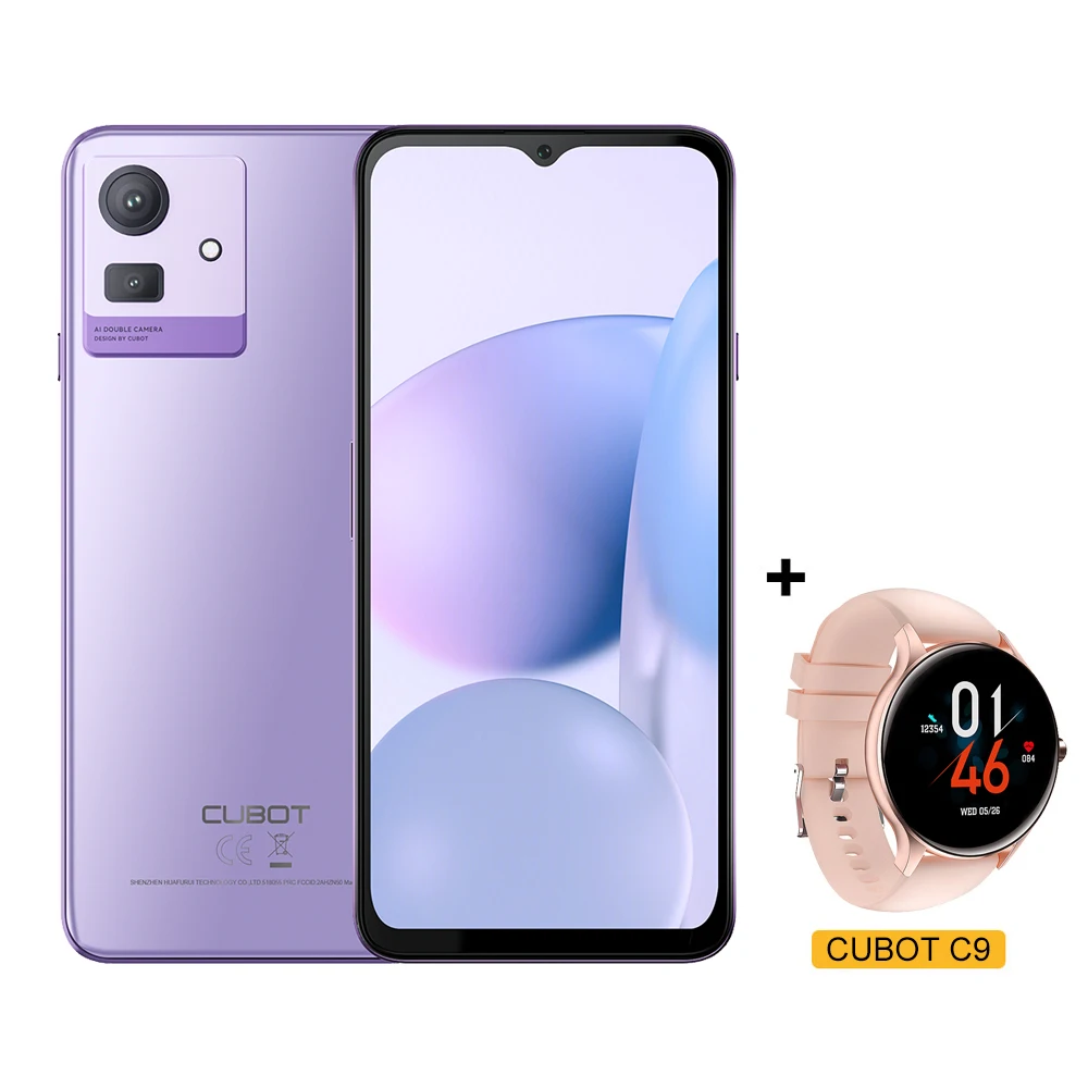 CUBOT NOTE 50 256G ほぼ新品 Cubot NOTE 50, 16GB RAM (8GB+8GB Extended), 256GB ROM, 6.56