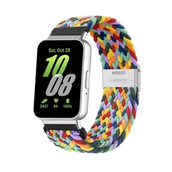 Universal Sports Nylon Braided Loop Band Replacement Strap Bracelet Accessory - Galaxy Fit3 (16 candy)