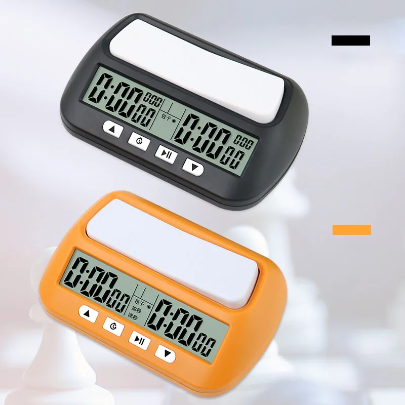 Chess Clock Bonus Competition Hour Meter Board Game Stopwatch Count Up Down Timer Compact Digital Watch