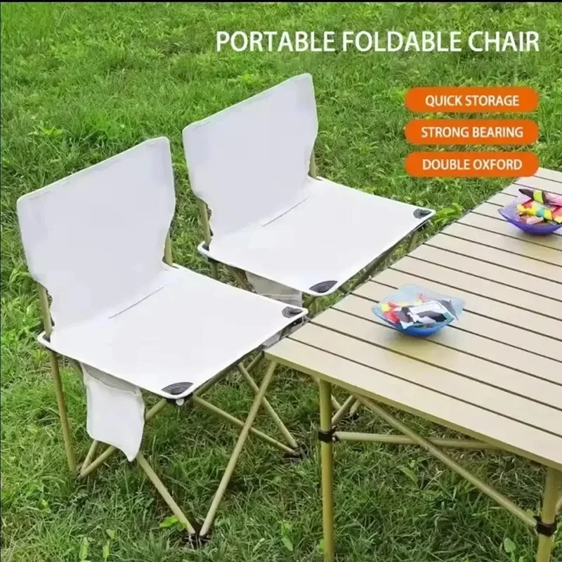 Outdoor Folding Chairs Portable Camping Beach Fishing Chair Leisure Hiking Picnic Folding Stool Travel Seat Outdoor Furniture