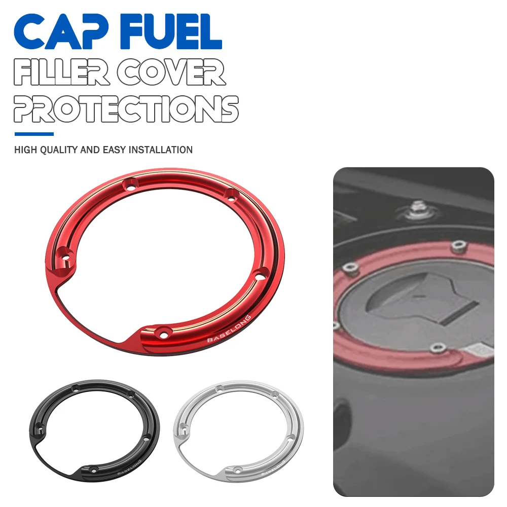 

2023 FOR HONDA CBR250RR CBR650R CB650R CBR400R CB125R Motorcycle Fuel Tank Filler Cap Protection Tank Gas Pad Filler Ring Cover