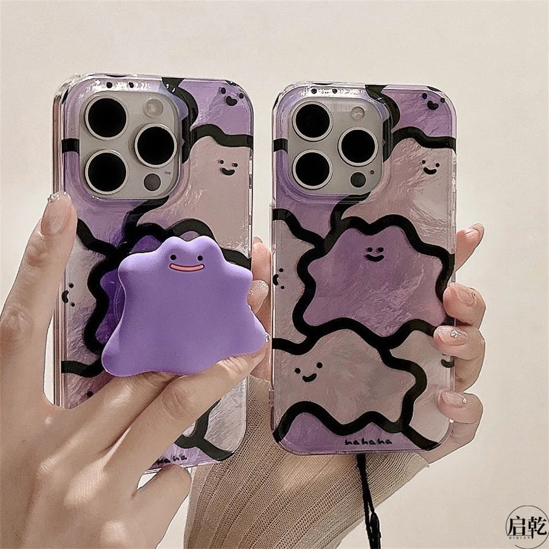 Ghost Grip Tok Holder: Lustrous Lining Hard Phone Case