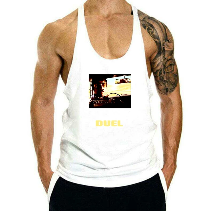 

Майка Duel V8 Мужская черная, Постер без рукавов, S 5Xl