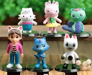 Cartoon Anime Bluey Family Action Figures Toys Pvc Collection Bluey Friends  Modèle Poupées Décoration pour Enfants Cadeaux d'anniversaire Cadeau pour  enfant