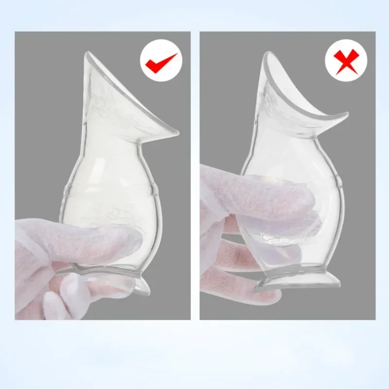 Silicone Sucker Manual Breast Pump Accessories Maternal Milk Collector Holder Baby Breastfeeding Bottle Puerperal Nursing Pump