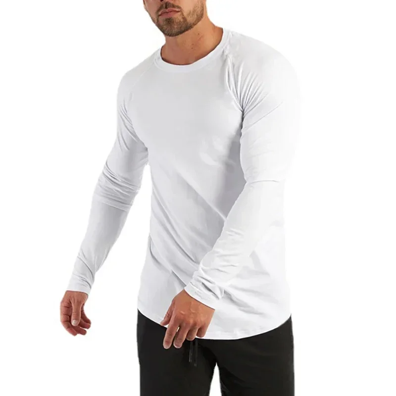 Plain Men's Bodybuilding & Fitness T Shirt - Image 3
