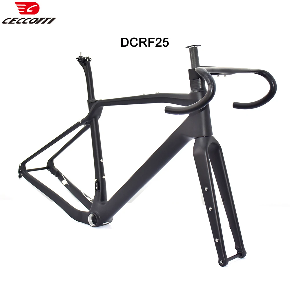 Carbon Gravel Frame with Disc Brake Bicycle Frameset Full Hidden Cable Bike Framework 700C * 47C T47 BB bicycle parts bicycle frame
