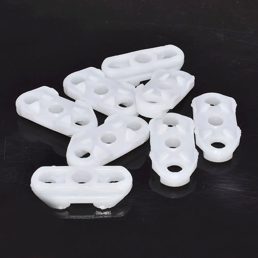 10pcs Polypropylene White Window Regulator Guide Clips Professional for Cadillac Fleetwood DeVille Chevy Gadget Car Accessories