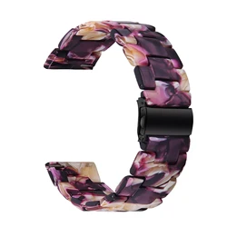Elegant Resin Wristbands for Smartwatches - Stylish Strap Bracelet (SZ)