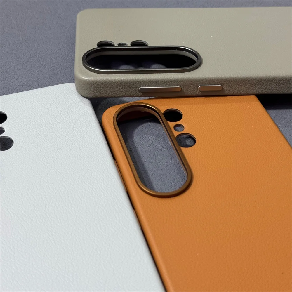 Leather Magnetic Case with Magsafe Wireless Charging Compatibility