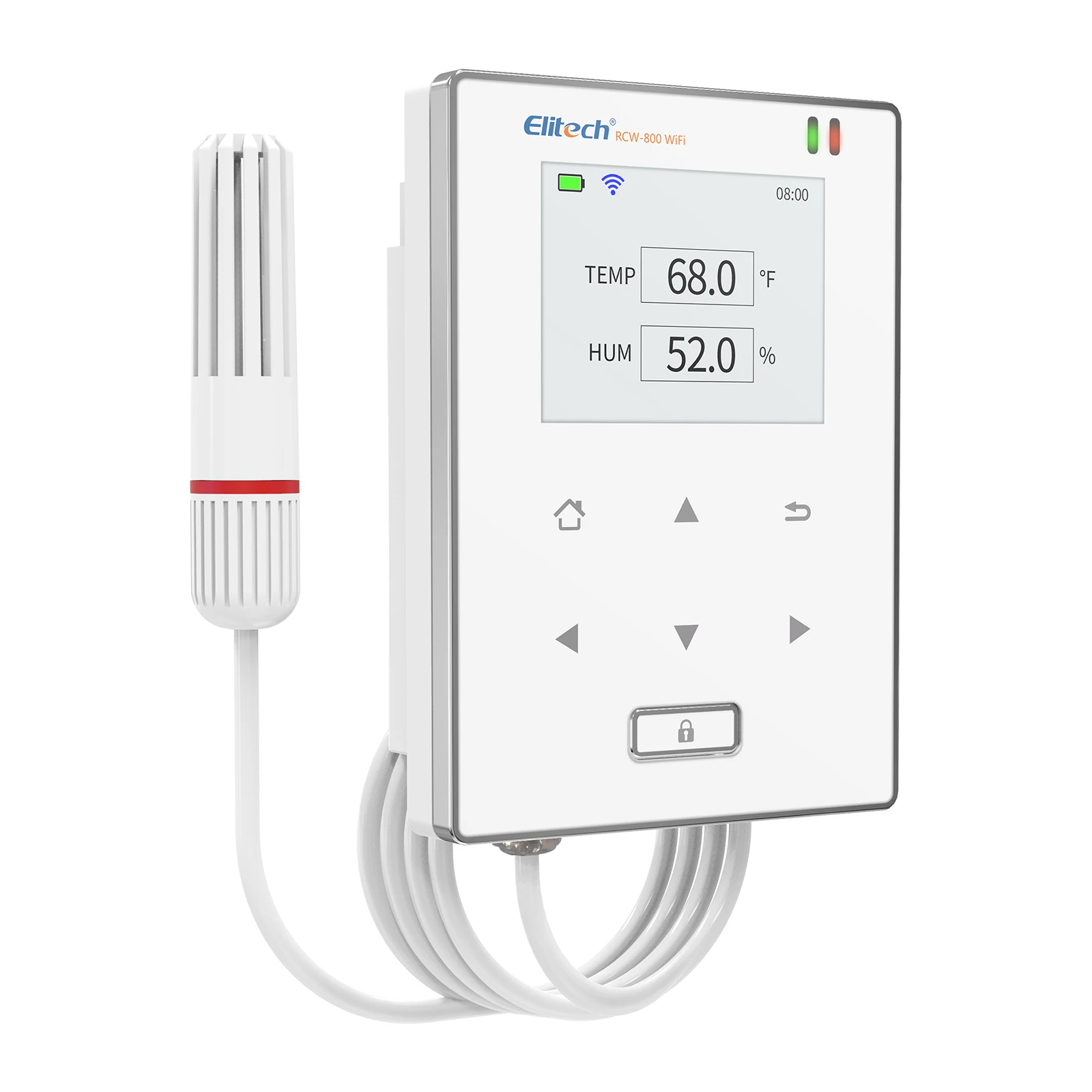 Elitech Rcw800 Wifi Temperature And Humidity Data Logger Wirelesss