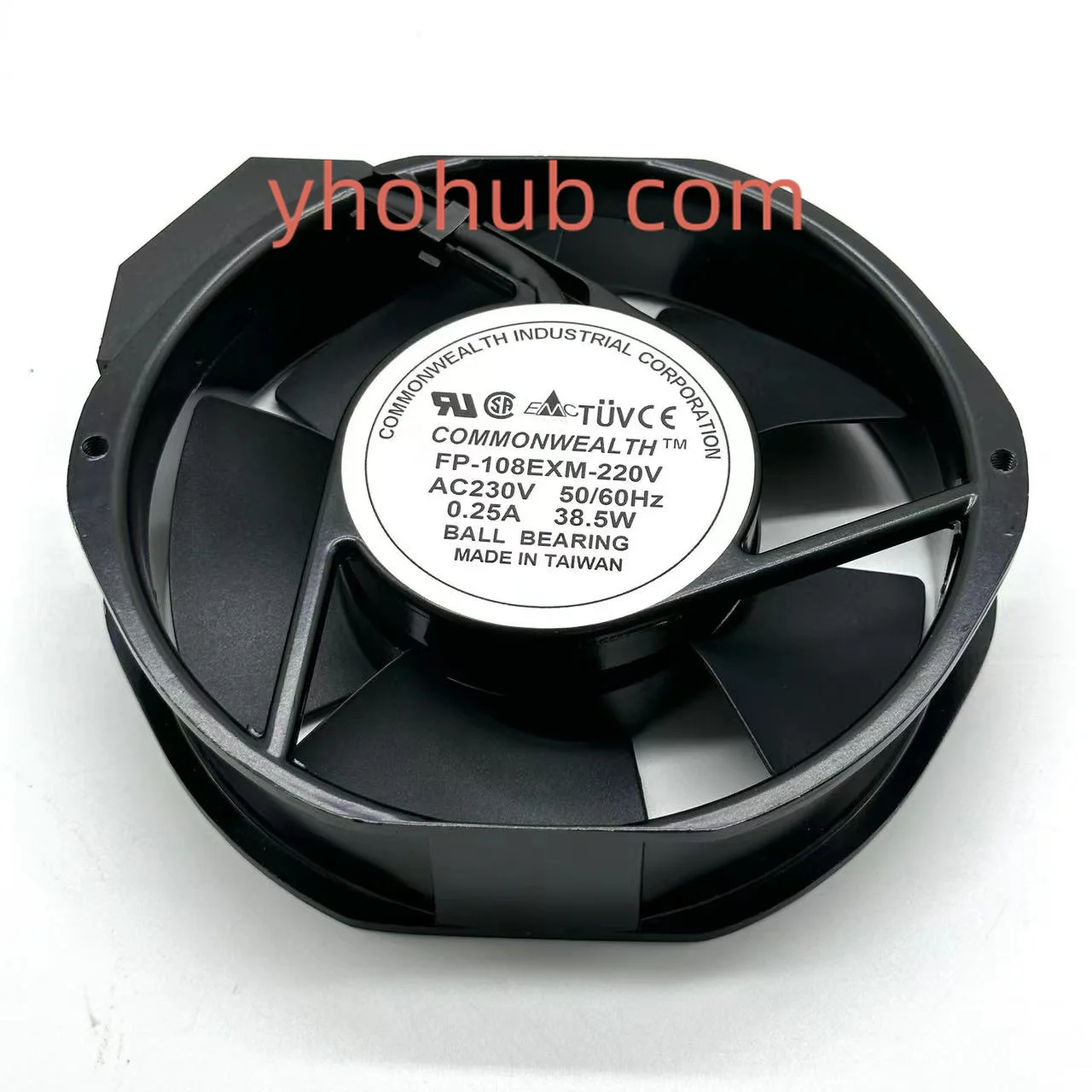 Ventilador de Refrigeração do Servidor da C.a. Fp108exm v 230v 220 w da Commonwealth 38.5