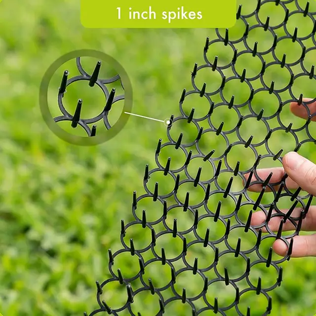 Macska Scat Szőnyeg Tüskékkel Szúrócsíkok Hordozható Kerti Caták Antikaták Hálózat Ásás Dugó Taszító Tüske Elrettentő Kültér - Image 5