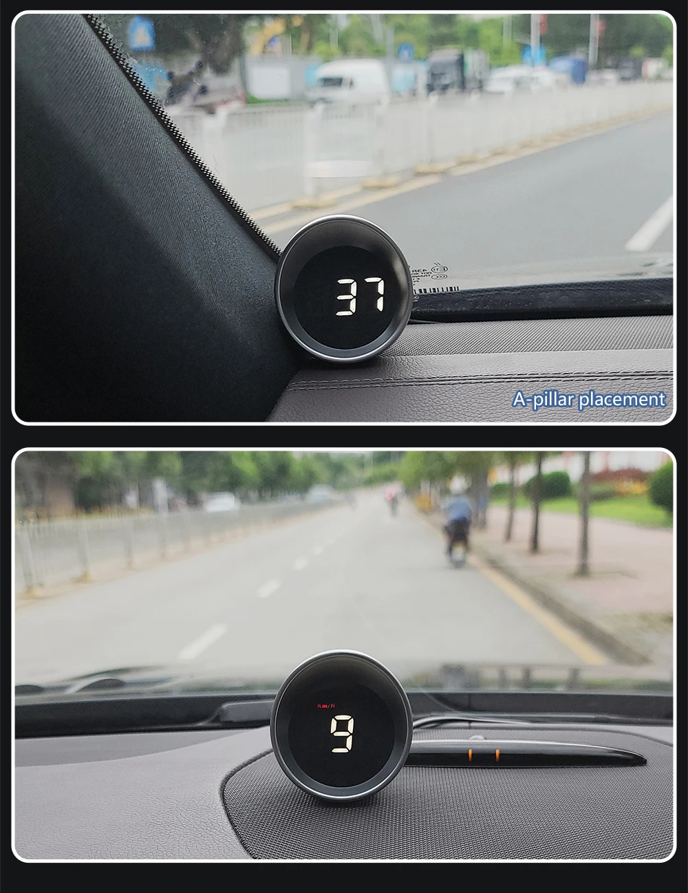 G5 HUD Car Head Up Display Smart Digital Speed Mileage Tester Meter MPH KMH Gaug