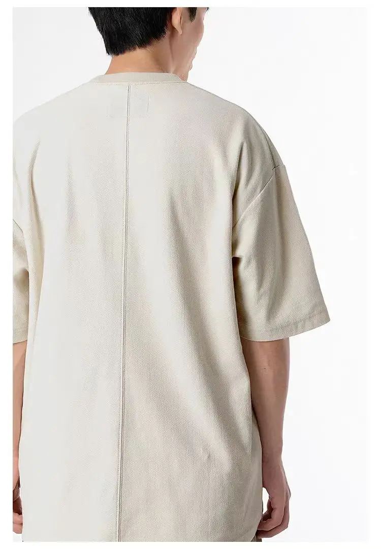 TMCAZ 24ss 3D Dual-Pocket Tee cotton material short sleeve t-shirt loose 3d cut silhouette urban outdoor gorpcore