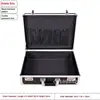 Portable Small Size Aluminum Toolbox with Lock and Password Suitc 4
