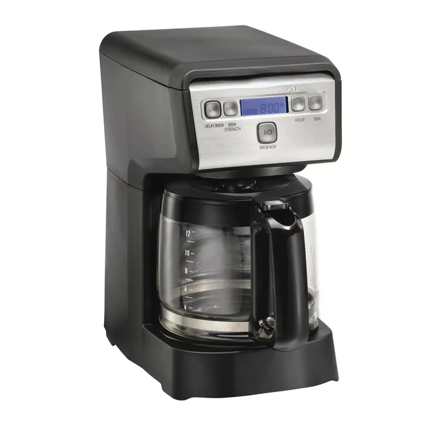 Coffee Maker Black 12 Cup Drip - AliExpress