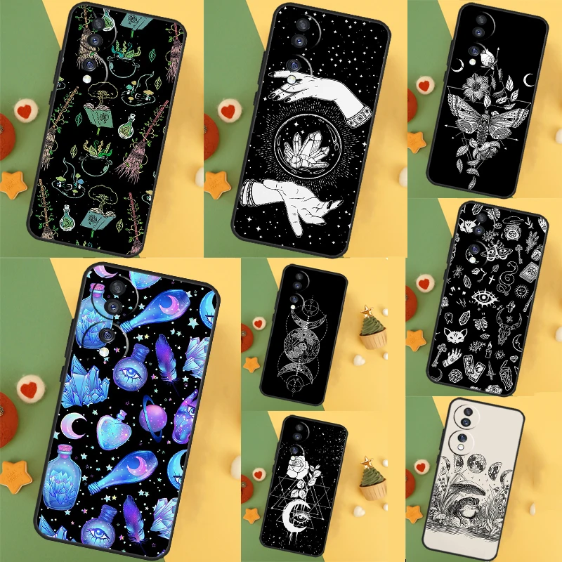 Occult Witchcraft Moon Gothic Witch Phone Case Cover