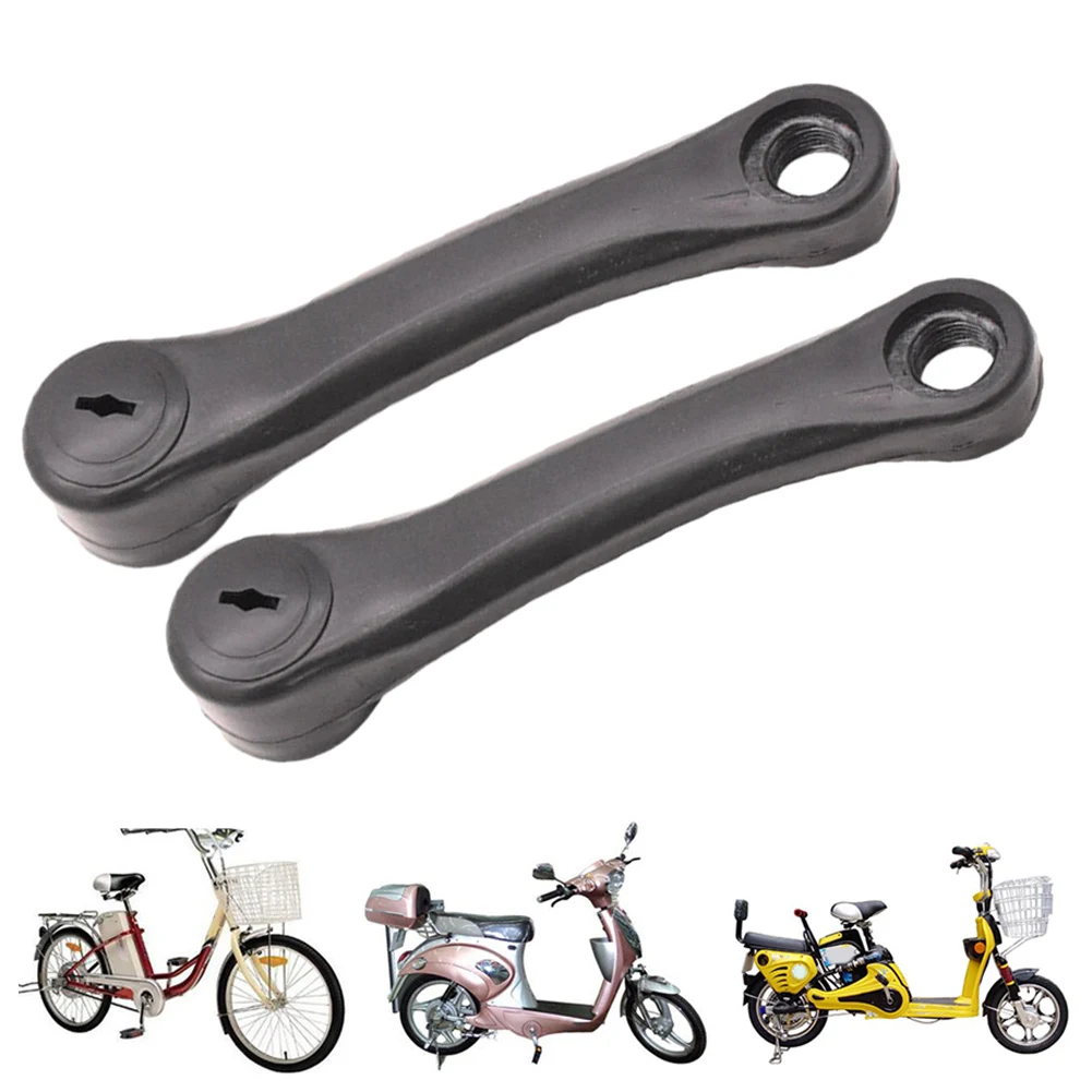 

2Pcs 127MM E-Bike Cranks Arm Pedals Bracket Bicycle Crankset Electric Bicycle Pedal Crutch For E-bike Scooter Motorbike
