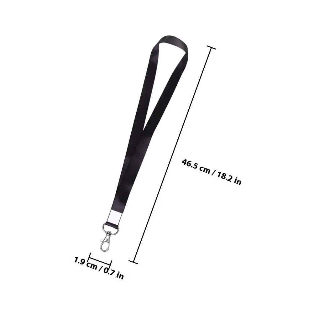5Pcs 조정 가능한 헤비 듀티 넥 끈 ID 배지 카드 홀더용 키체인 분리형 버클 도난 방지 Rfid 차폐 가슴끈