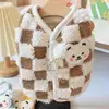 Winter Fleece Pullover Pet Clothes Cute Checkboard Puppy Kitten Warm Coats Sweater For Small Medium Dogs Cats Outfit 1
