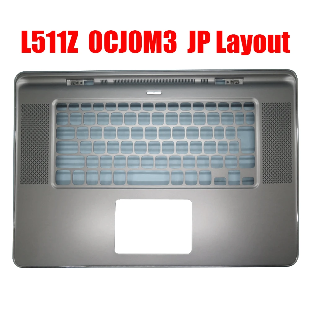 Laptop Palmrest untuk DELL, casing atas perak tata letak CJ0M3 untuk XPS 15Z L511Z 0CJ0M3
