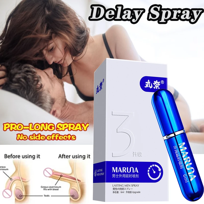 Sex Delay Spray for Men Penis Lasting Anti Premature Ejaculation Prolong 60 Minutes Penis Enlargement Oil Sexual Enhancer 6ml penis enlargement spray penis enhancement product delay spray