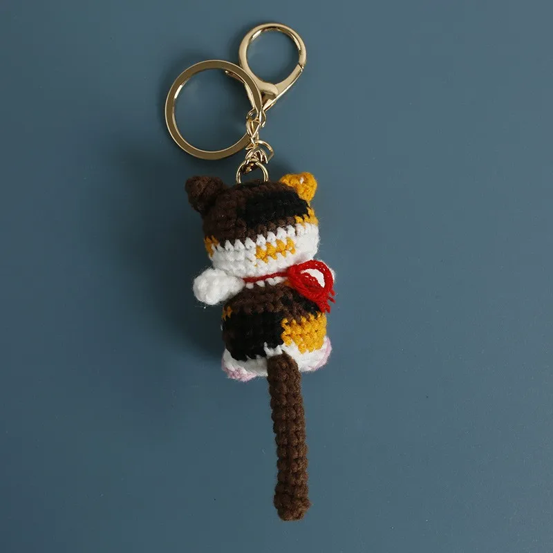 Small Cat Crochet Keychain Handmaking Crochet Cute Kitten Keyrings For Bag Pendant Knitting Animal Doll Keychain For Gift Custom 14 Sdf6259cbd9674d278fa2f34dbf746223r