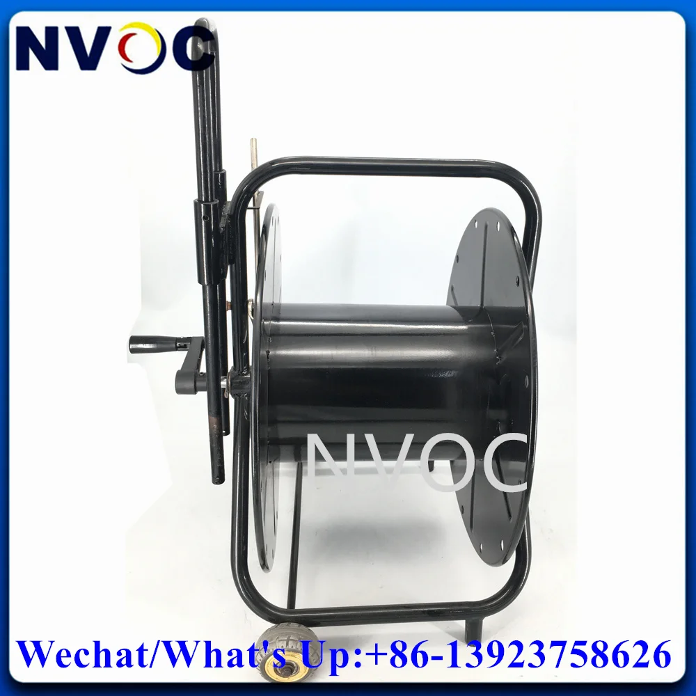 Hsk-450 Army Steel Type Outside Working 100M ~ 1000M Mobile Portatile Extension Retrattile In Fibra Ottica Tactical Cable Reel Drum