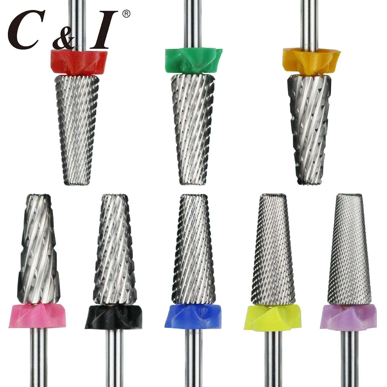 5 in 1 Multi function Nail Drill Bit, Cross & Slim Edition E File