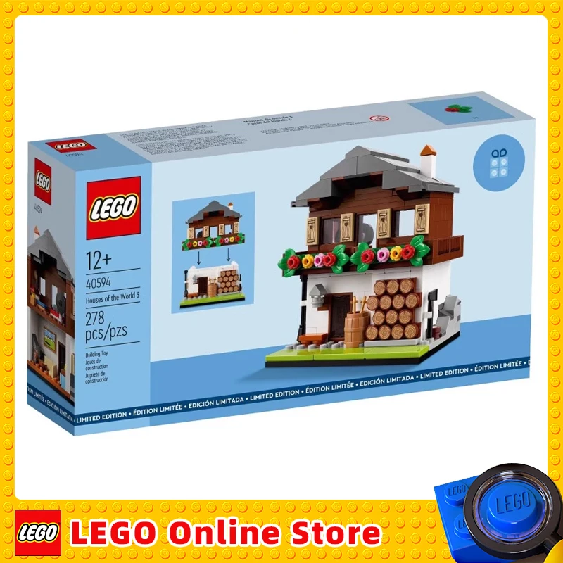 LEGO 40594 Houses of The World Building Toy Set for Kids, Boys