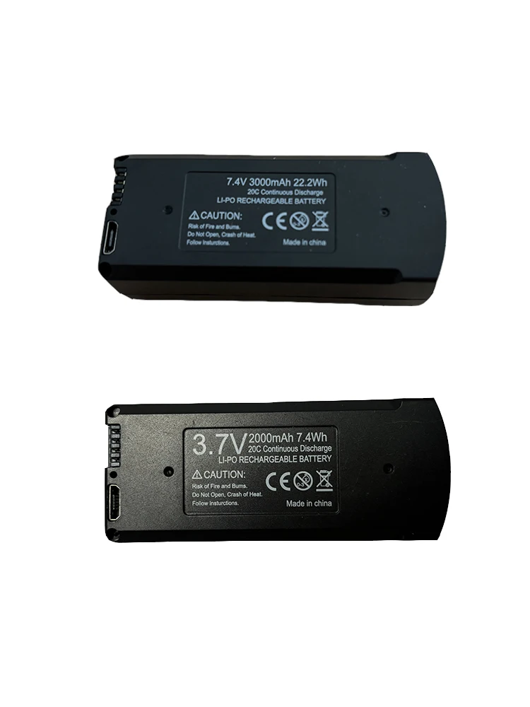 RC Battery V168 7.4V 3000mAh V168Pro Max 3.7V 2000mAh For Drone RC Quadcopter