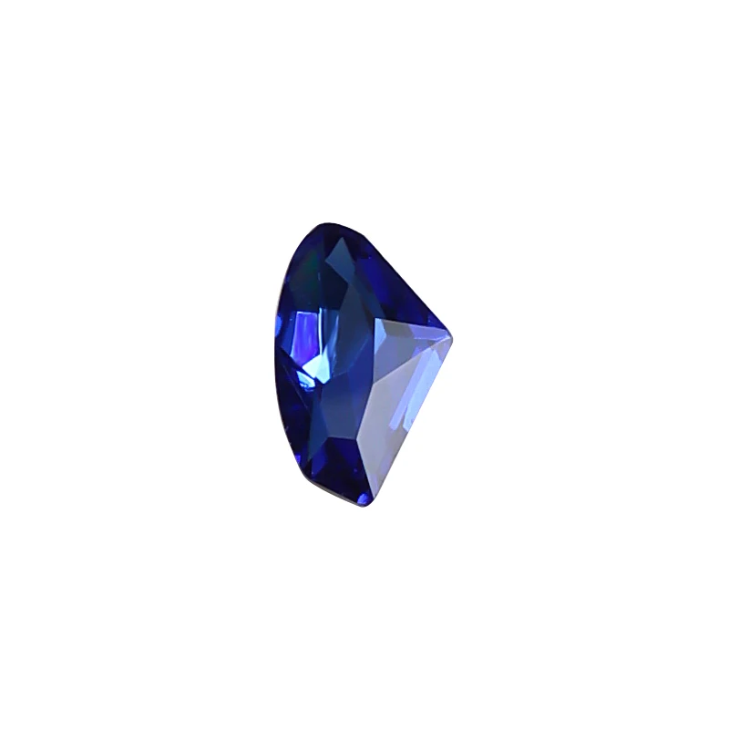 30PCS Sparkle Translucent Dark Blue Diamonds Various Shapes Heart Axe Drop Nail Art Rhinestones Decorations Manicure Ornaments