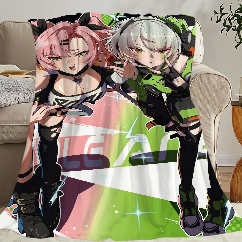 Warm Soft Plush Nap Blankets Sofa rug for Living Room Office Bedroom ZZZ Home Travel Kid Gift Flannel single-sided printed 4
