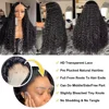 250 300 Density Deep Wave 13x6 HD Lace Frontal Human Hair Wig Brazilian 30 40 Inch 13x4 Water Curly Lace Front Wigs For Women 4