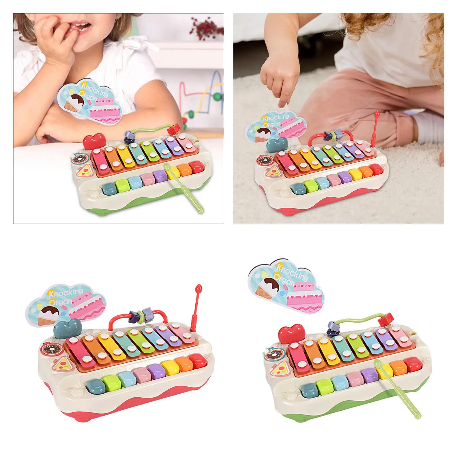 Kids Musical Toy Educational Hand Knocking Piano for Kids 3+ Boy Girls Baby