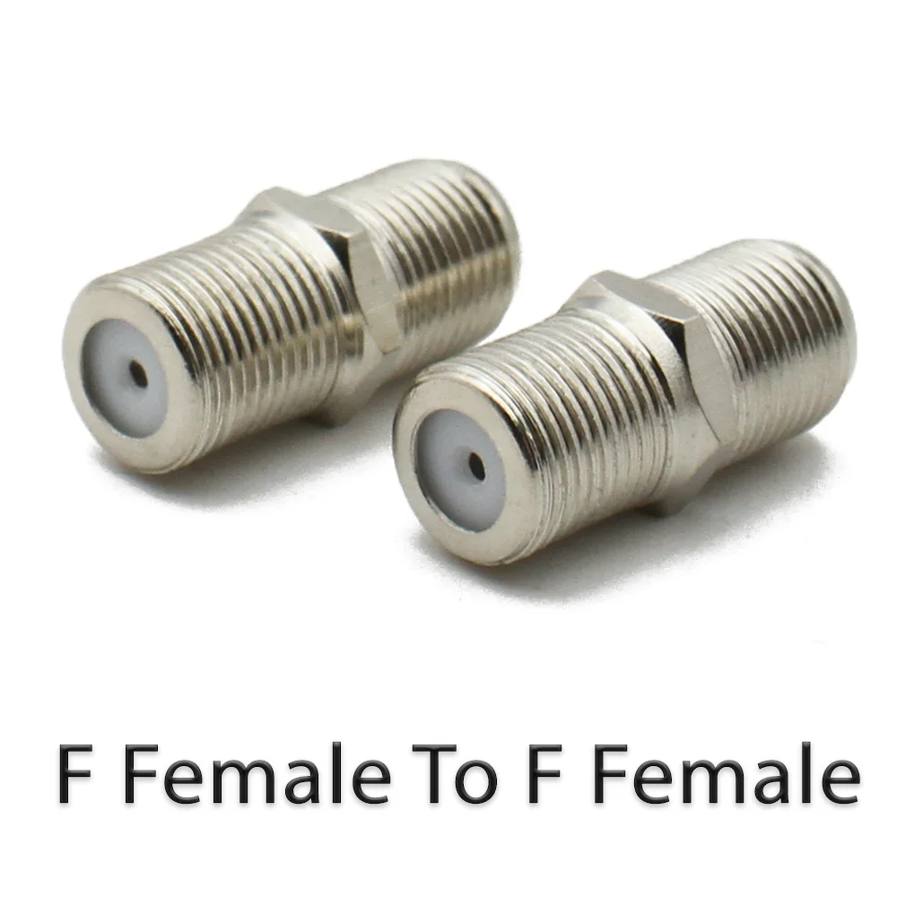 Coaxial Cable Connector F Type TV Aerial Antenna Adapter