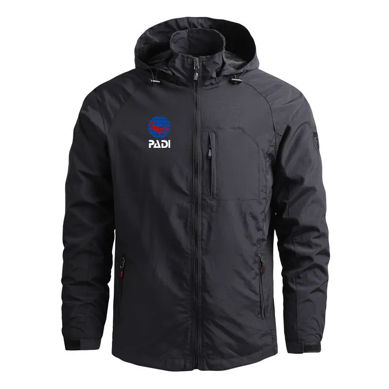 

Leisure Mountaineering Multiple Pockets Man Coat Jackets 2023 New Zipper Outdoor Military Hooded Jacket for Men Clothing