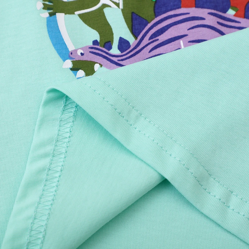 Baby Boys 2025 Autumn Spring Tops Kids Clothes Children's Clothing Cartoon Dinosaurs T-shirts Cotton