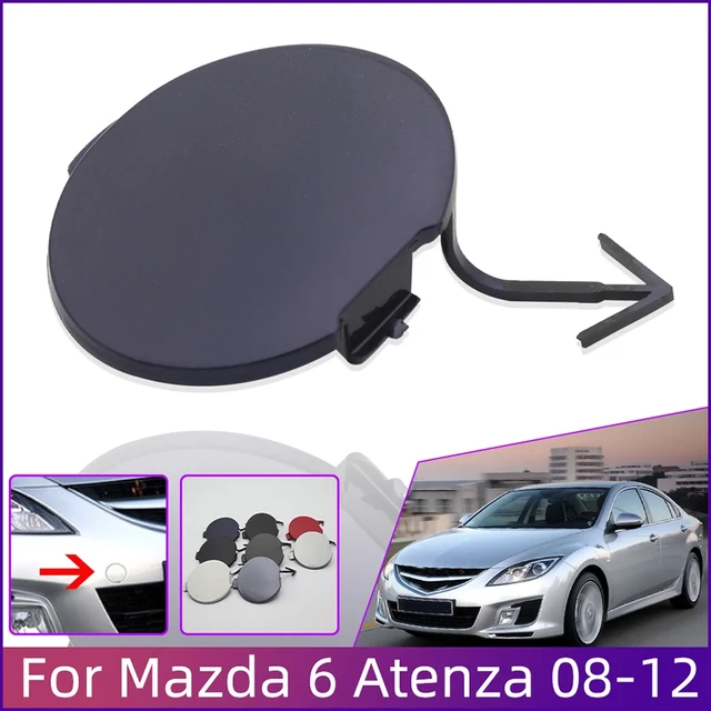 Front Bumper Towing Hook Eye Cover Lid For Mazda 6 GH Atenza 2008 2009 2010  2011 2012 Auto Tow Hook Hauling Trailer Cap Garnish