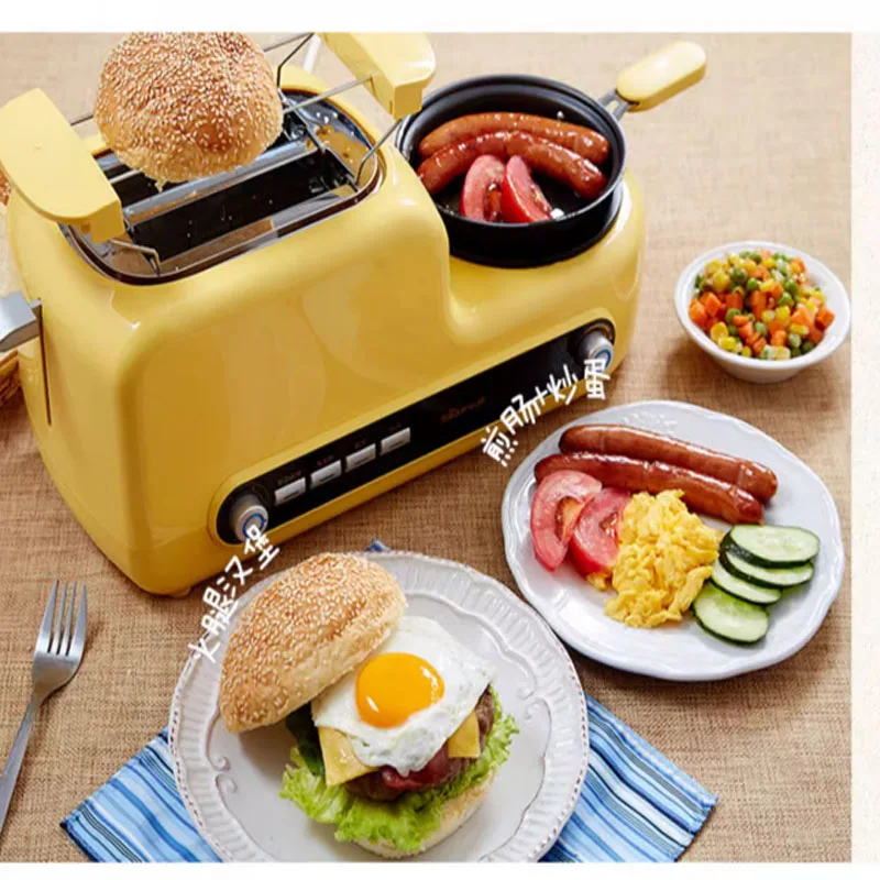 Fully automatic toaster for home breakfast, Spit drive, mini heated toaster 3