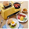Fully automatic toaster for home breakfast, Spit drive, mini heated toaster 3
